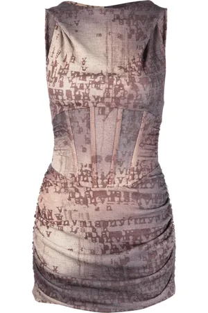MISBHV Vestido corto Typewriter Corset