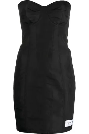 Dolce & Gabbana Vestido corto con motivo moiré