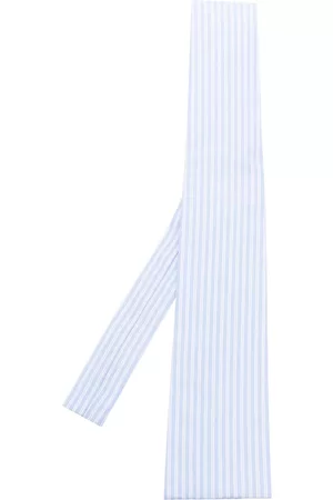 Comme des Garçons Vertical-stripe cotton poplin tie