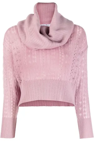 Dior Top tejido con cuello vuelto 1990