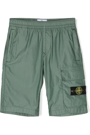 Stone Island Shorts con parche del logo