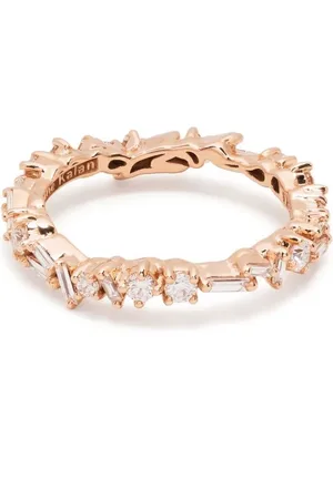 Suzanne Kalan Anillo Firework en oro amarillo de 18kt con diamante