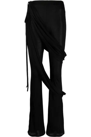 ANDREADAMO Pantalones con tiro alto