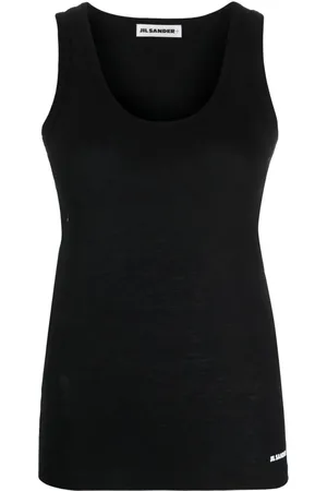 Jil Sander Top con logo estampado