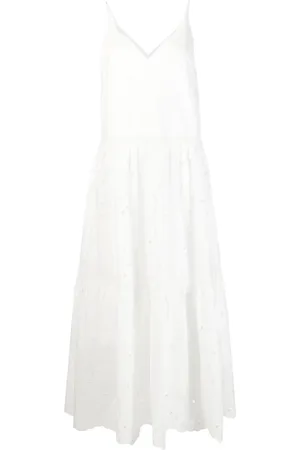 Ivy & Oak Vestido acampanado con cuello en V