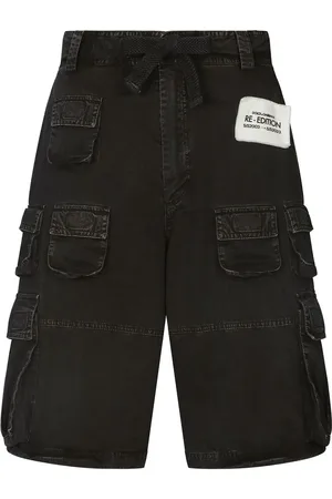 Dolce & Gabbana Shorts de mezclilla cargo con bolsillos