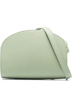 A.P.C. Bolsa de hombro con logo estampado