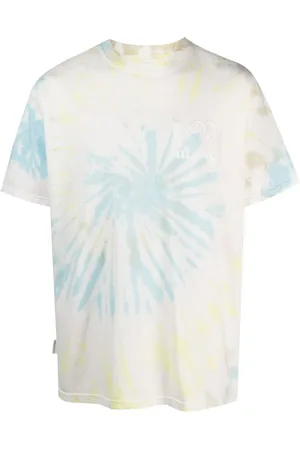 Family First Playera con estampado tie-dye