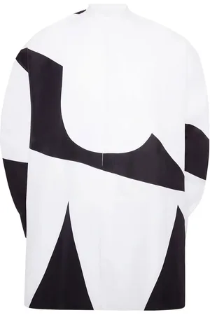 Alexander McQueen Camisa de popelina con logo estampado