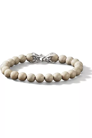 David Yurman Pulsera Spiritual Beads en plata de ley de 8mm