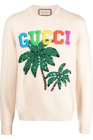 Gucci Suéter con palmeras estampadas
