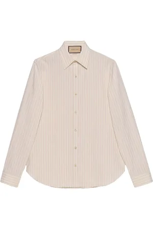Gucci Camisa con rayas y efecto lavado