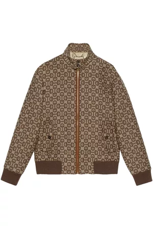 Gucci Canvas zip-fastening jacket