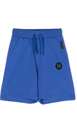 Philipp Plein Shorts con parche del logo lateral