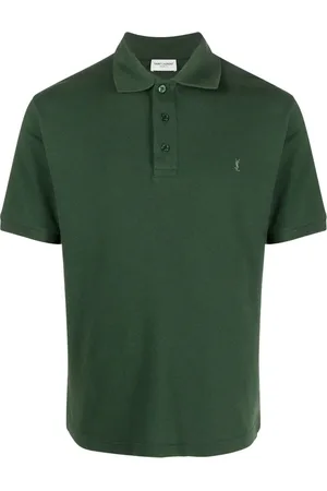 Saint Laurent Playera tipo polo manga corta