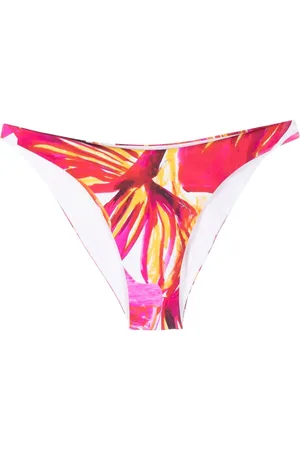Louisa Ballou Bikini bottom con estampado gráfico