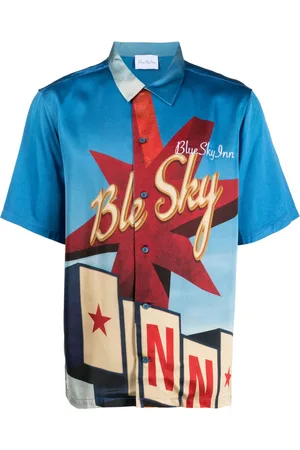 BLUE SKY INN Camisa manga corta con estampado gráfico