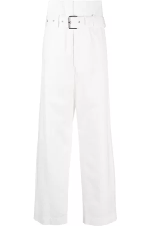 Plan C Pantalones anchos con cinturón