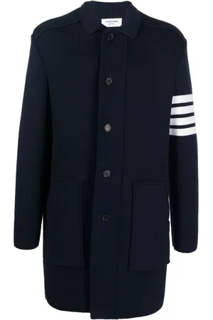 Thom Browne Cárdigan largo con motivo 4-Bar