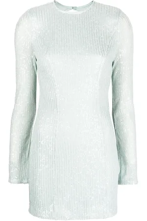 ROTATE Vestido corto bordado con lentejuelas