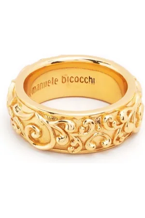 EMANUELE BICOCCHI Anillo grande con detalle de arabescos