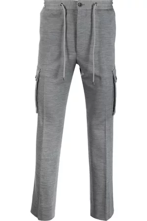 corneliani Pantalones rectos con cordones