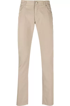 corneliani Pantalones skinny con tiro bajo