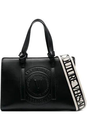 VERSACE Tote con logo en relieve