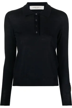 Golden Goose Playera tipo polo tejida Ghislayne