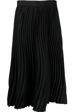 JNBY Falda midi con diseño plisado