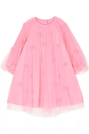 JNBY by JNBY Vestido de tul con motivo de corazón