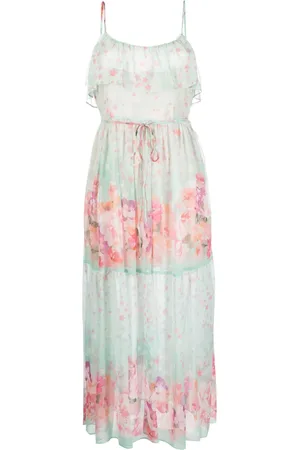 Twin-Set Vestido largo con estampado floral