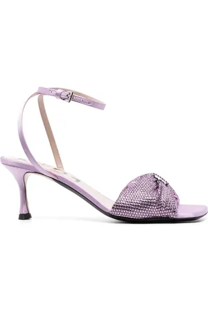 Nº21 Sandalias con detalles de strass y tacón de 60mm