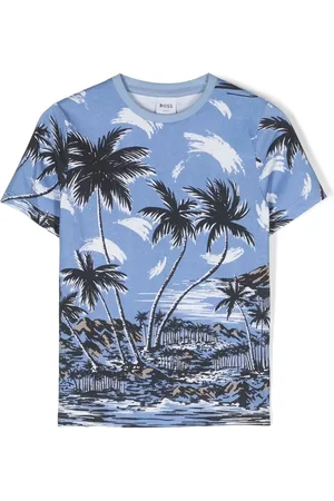HUGO BOSS Playera con estampado gráfico