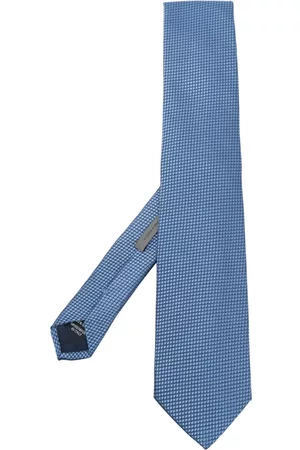 corneliani Pointed-tip silk tie