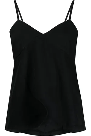 Comme des Garçons Top estilo camisón con cuello en V