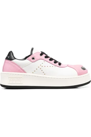 Kenzo Tenis bajos con puntera en contraste