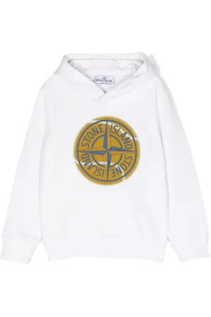 Stone Island Hoodie con parche del logo