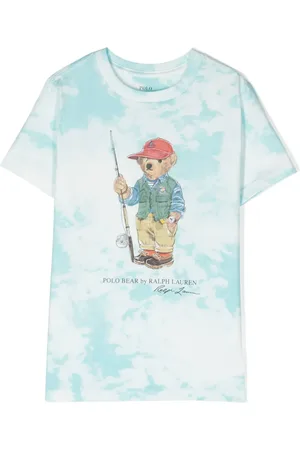 Ralph Lauren Playera con estampado tie-dye y logo
