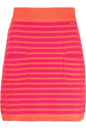 Sonia by Sonia Rykiel Falda corta tejida con rayas estampadas