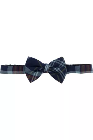 Ralph Lauren Madras check-pattern bow tie