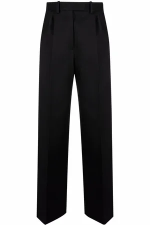 Fendi Pantalones anchos con tiro alto