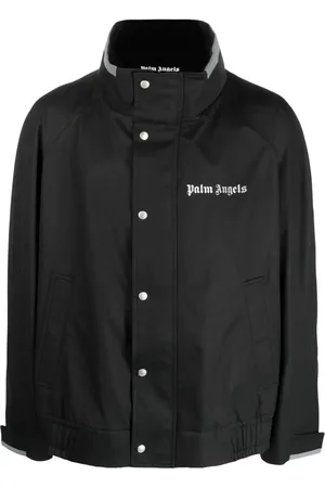 Palm Angels Chamarra con botones y logo