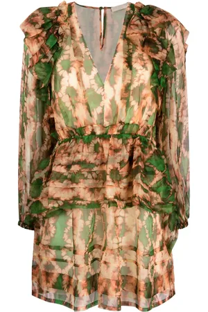 ULLA JOHNSON Vestido corto Adelaide con estampado abstracto