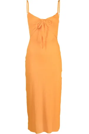 Patou Vestido midi con detalle de moño