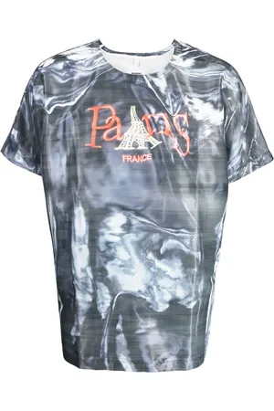 DOUBLET Playera con estampado gráfico