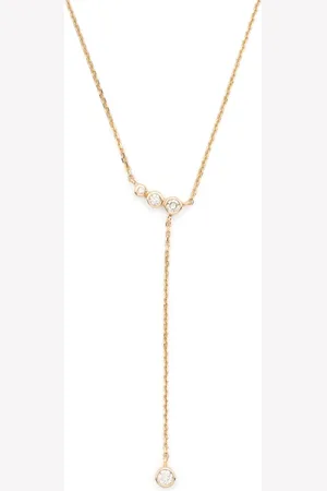 Maria Black Collar Grace en oro amarillo de 14kt con diamantes