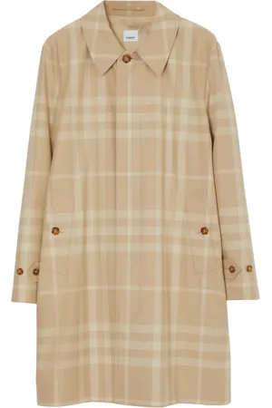 Burberry Abrigo largo con motivo de cuadros