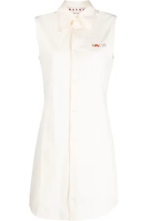 Marni Vestido sin mangas con aplique del logo