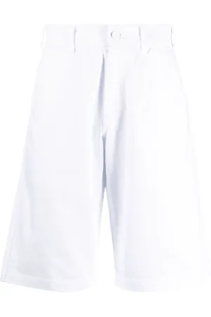 RAF SIMONS Shorts de mezclilla con bolsillos